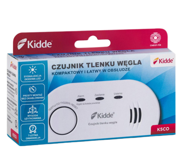 KIDDE Czujnik tlenku węgla K5CO - 1308605 - zdjęcie 5